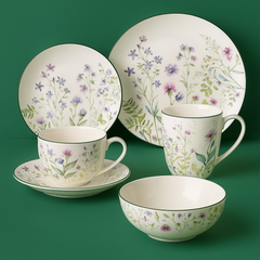 Collection image for: FACCIA VERDE - zastawa stołowa w delikatne kwiaty