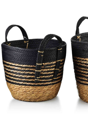 BALI Komplet 3 koszyXL:33x33xH:26 L:28x28xH:23 M:23x23xH:20cm