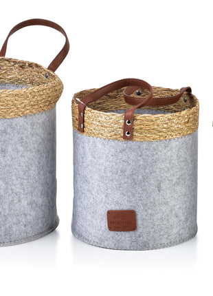 AMPARO KOMPLET 3 KOSZY 28xH28CM,24xH24CM 20xH20CM