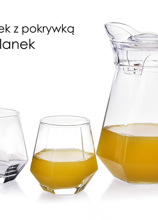 ADEL Komplet dzbanek i 6 szklanek1,4L 6x330ml