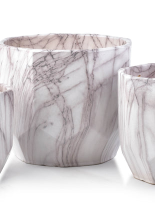 NEVA MARBLE KOMPLET 3 DONICZEK XL:25XH23/L:20XH19/M:15XH16CM