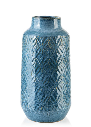 YARINE NIEBIESKI Wazon 8,5XH31CM
