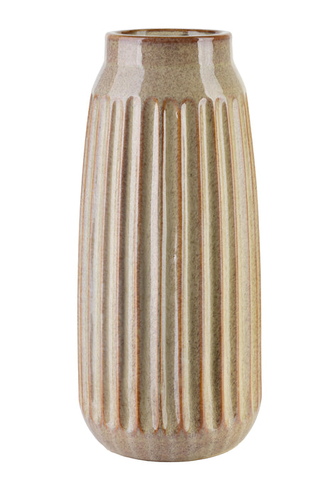 ARINA BEŻOWA Wazon 16x16x35,5cm