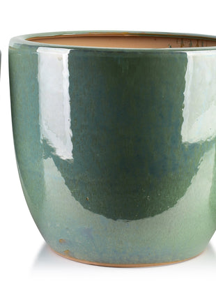 NEVA GREEN Komplet 3 osłonek  ceramiczny Xl: 50x50x45/ L:42x42x42/ M:35x35x38cm